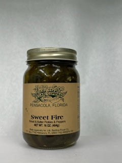 Sweet Fire Bread & Butter Pickles & Peppers 16oz.