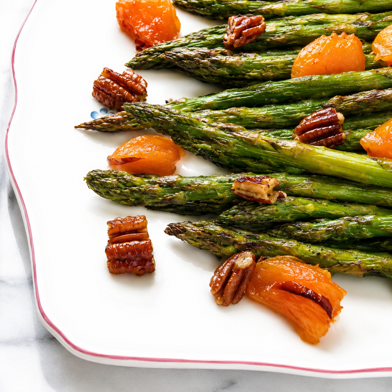 Asparagus with Orange & Pecans