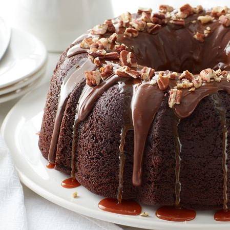 Cherry Chocolate Pecan Cake Recipe - Renfroe Pecan Company, Pensacola FL