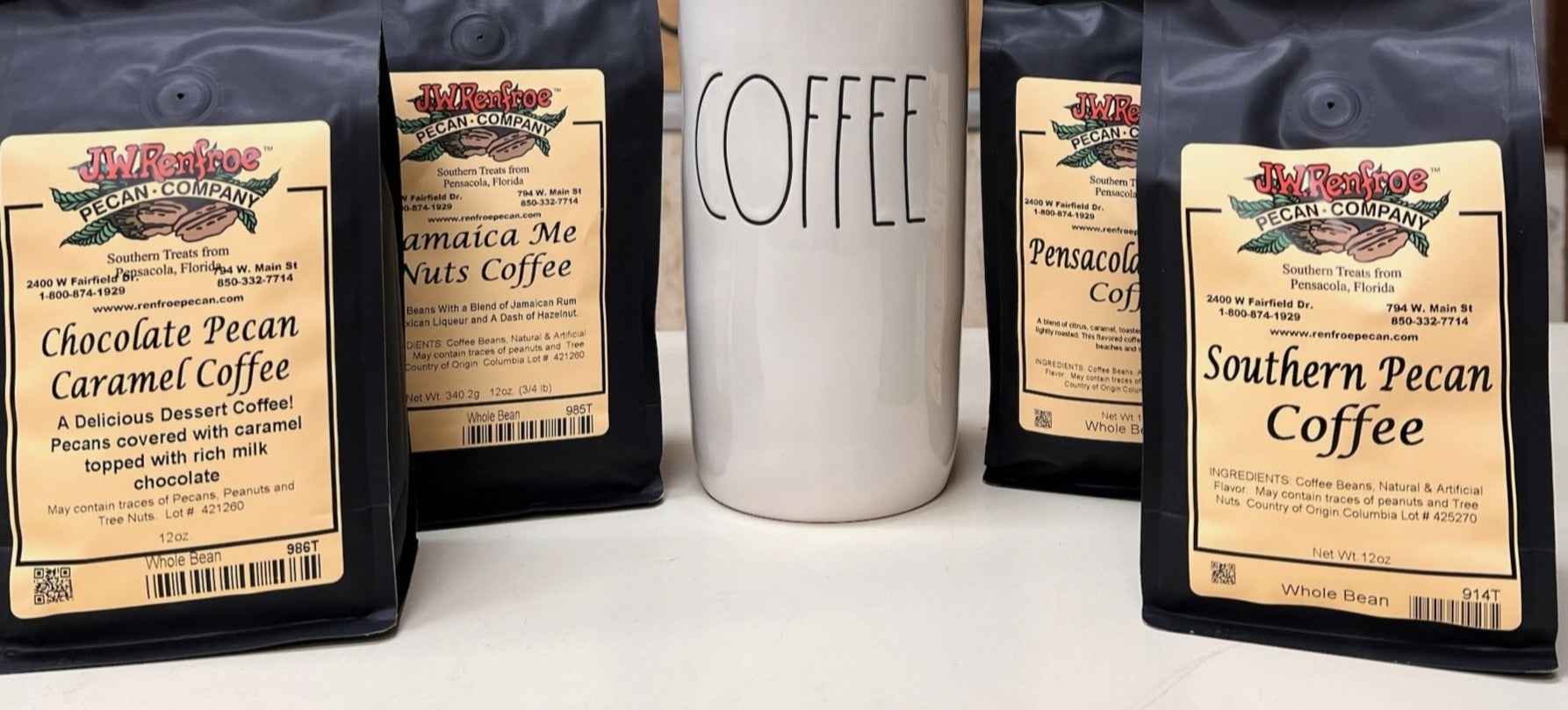Renfroe Pecan Coffee Pensacola FL www.renfroepecan.com