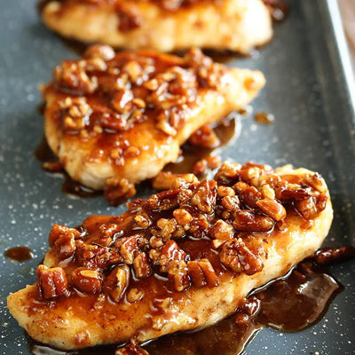 Baked Chicken with Pecans