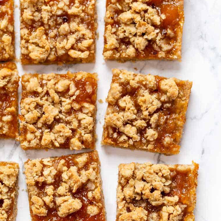 Apricot Oatmeal Bars Recipe - Renfroe Pecan Company, Pensacola FL
