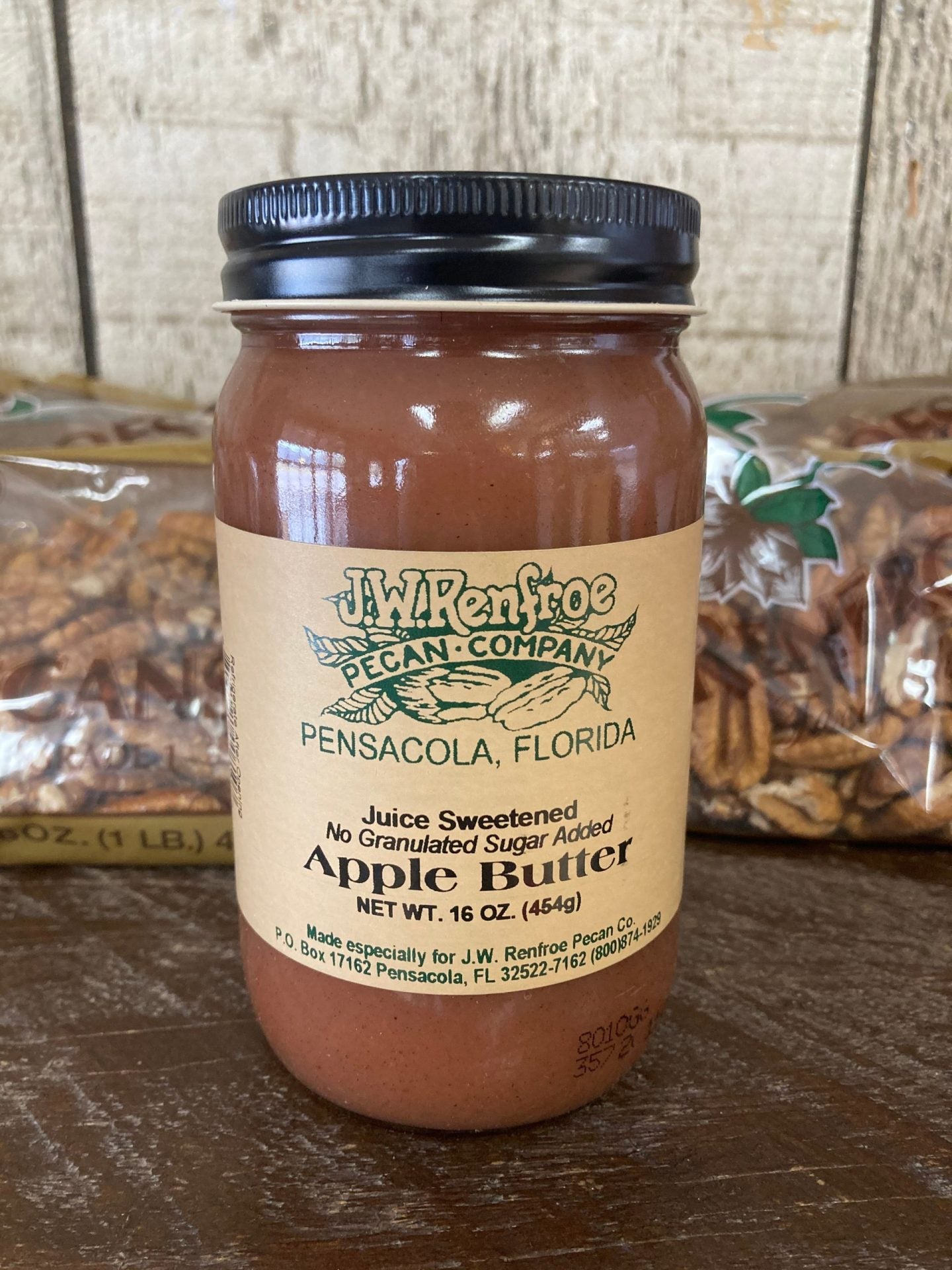 Apple Butter* Juice Sweetened - Renfroe Pecan Company Pensacola