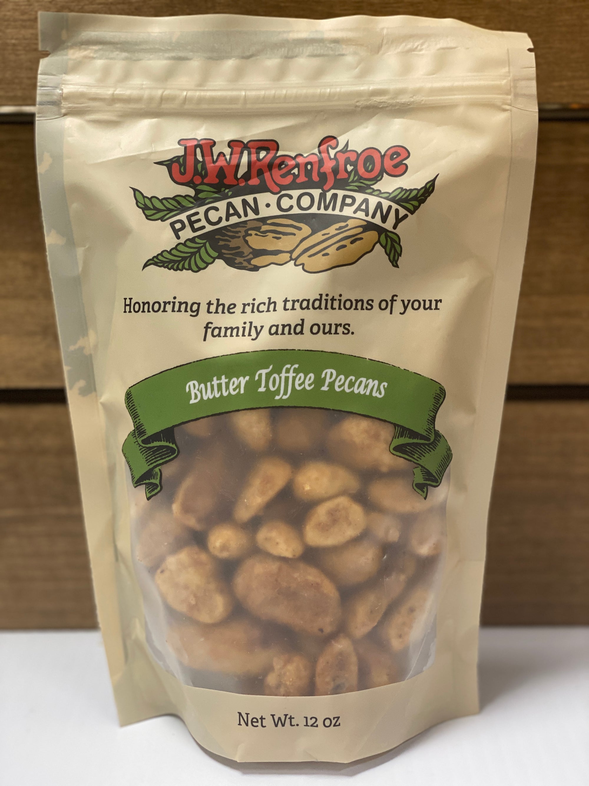 Butter Toffee Pecans 12 oz