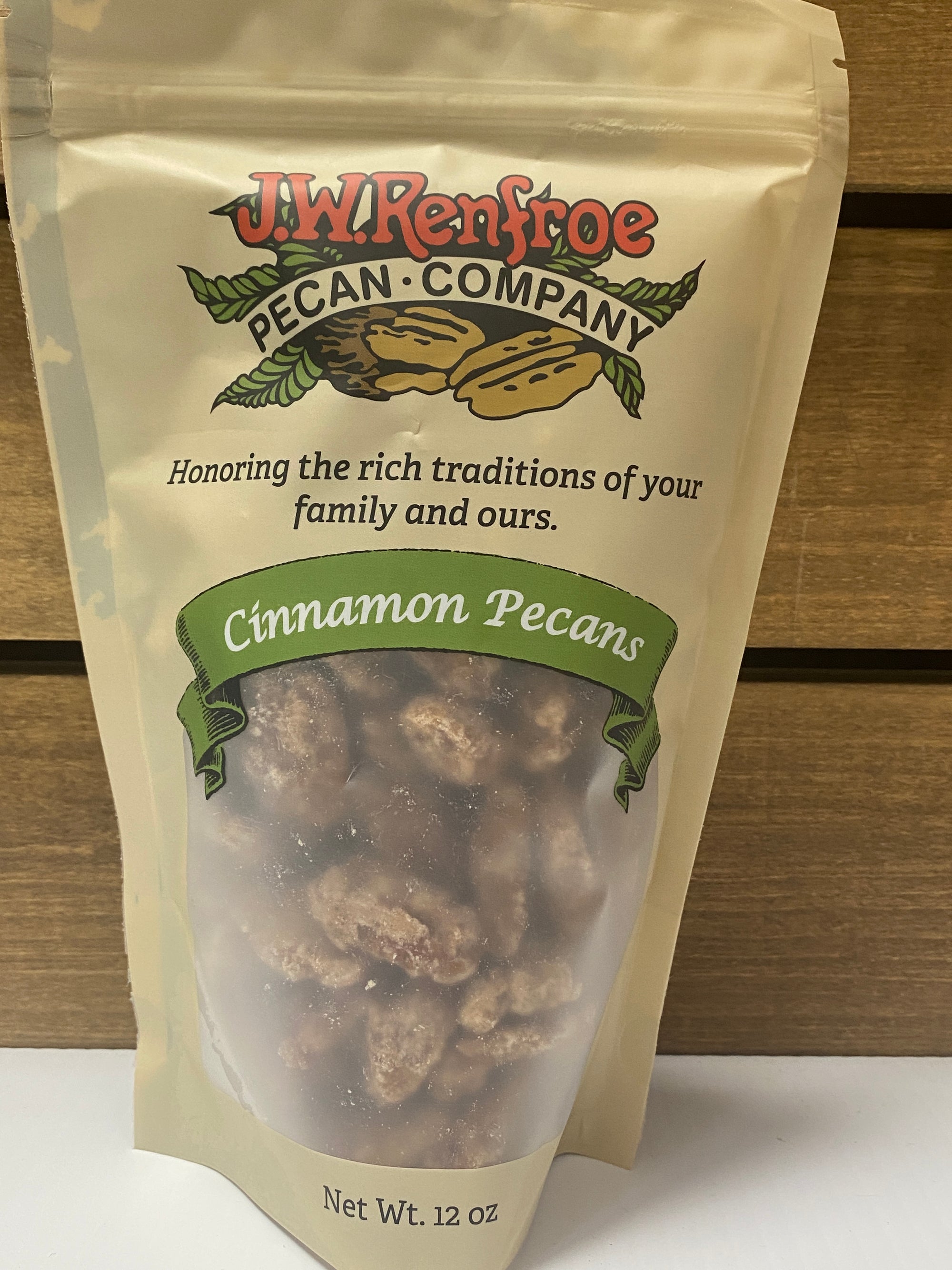 Cinnamon Pecans 12oz. Bag