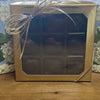 Gold Gift Box Dark Chocolate Pecan Cluster 1 lb.