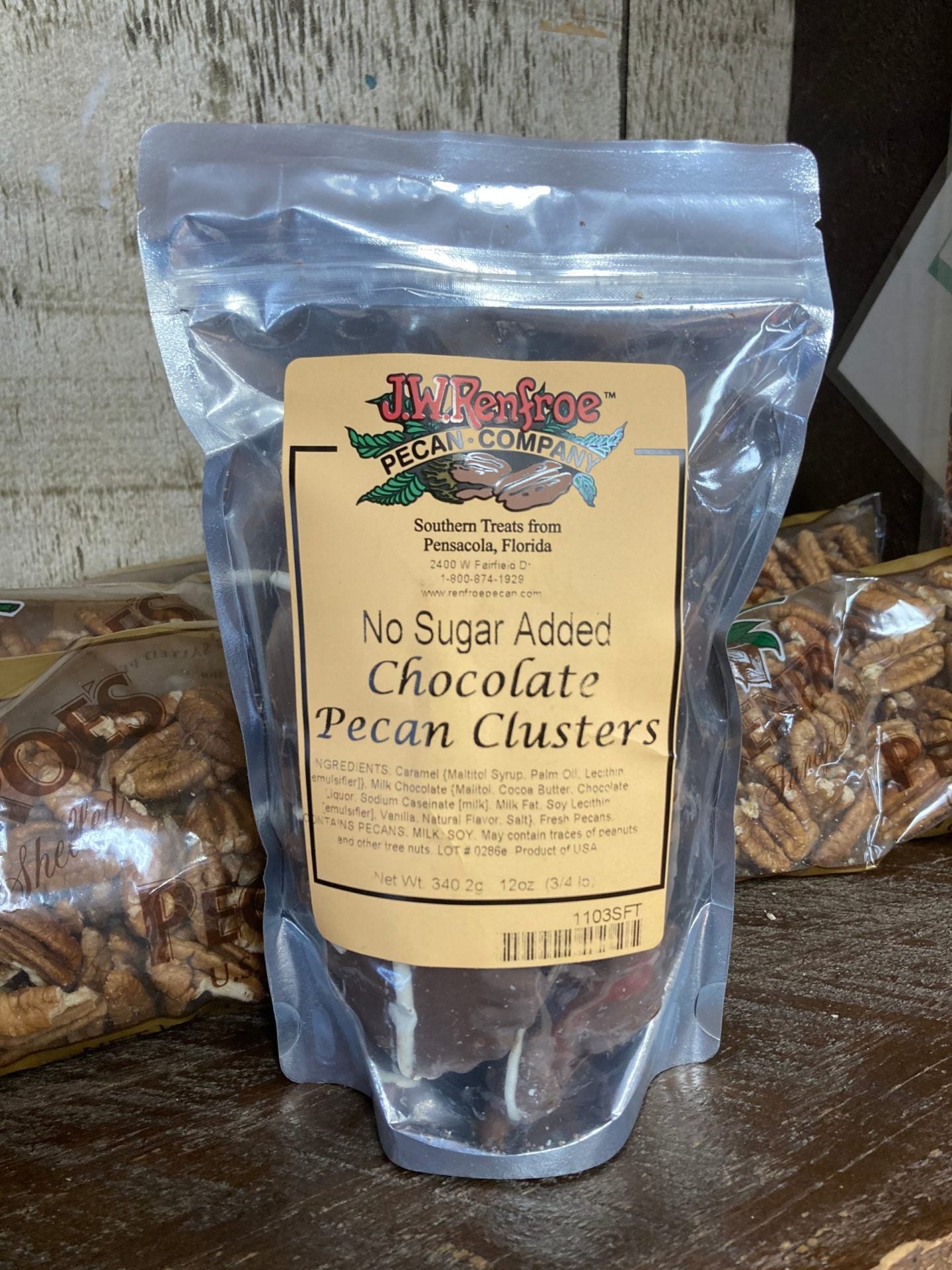 No Sugar Added Pecan Clusters