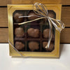 Gold Gift Box Milk Chocolate Pecan Cluster 1 lb.
