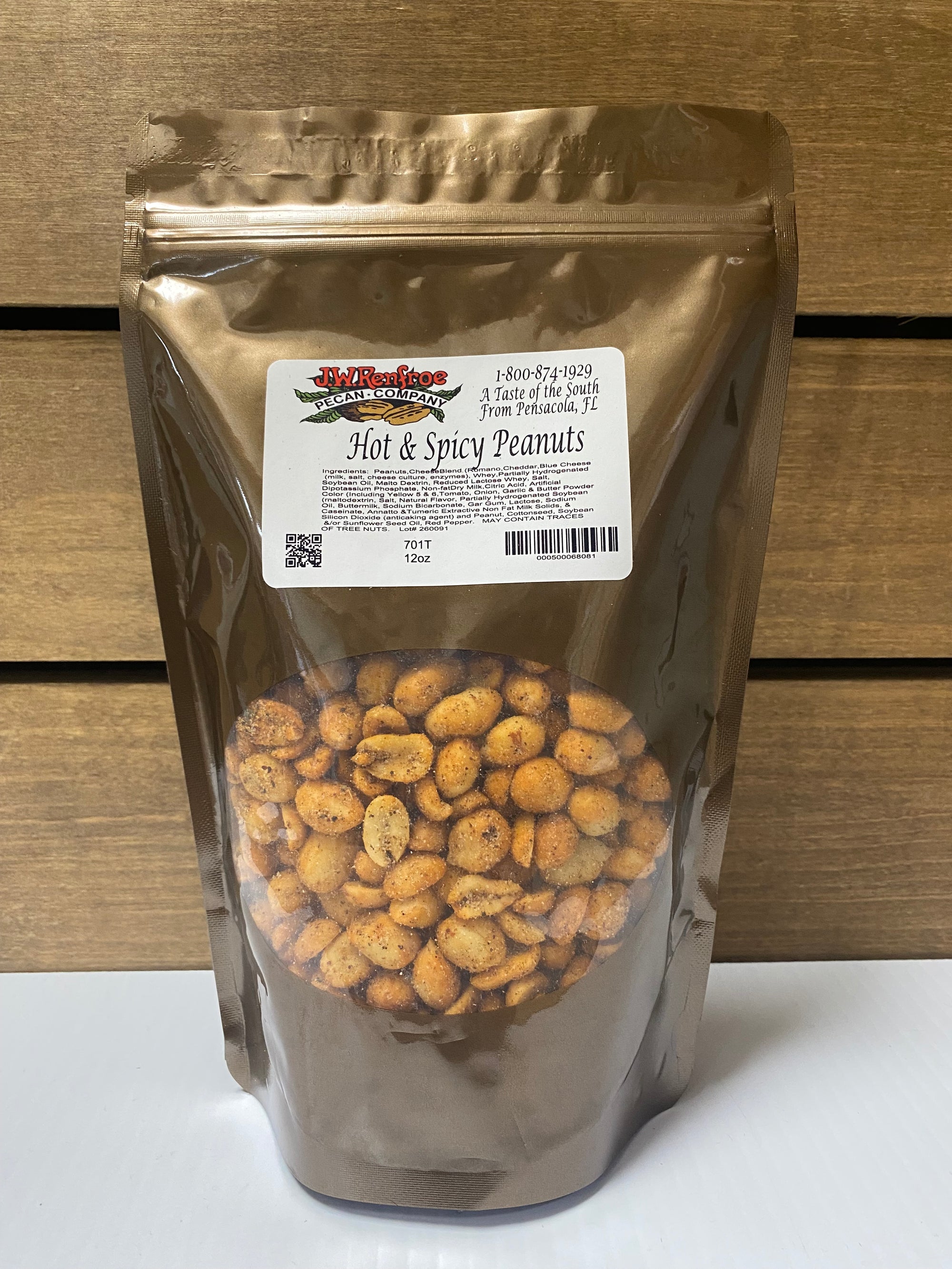 Hot & Spicy Peanuts 12 oz