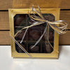 Gold Gift Box Dark Chocolate Pecan Cluster 1 lb.