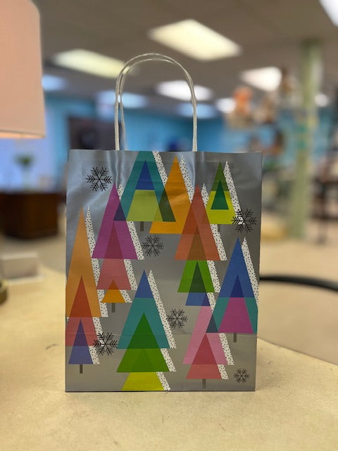 CUB Retro Trees Paper Gift Bag