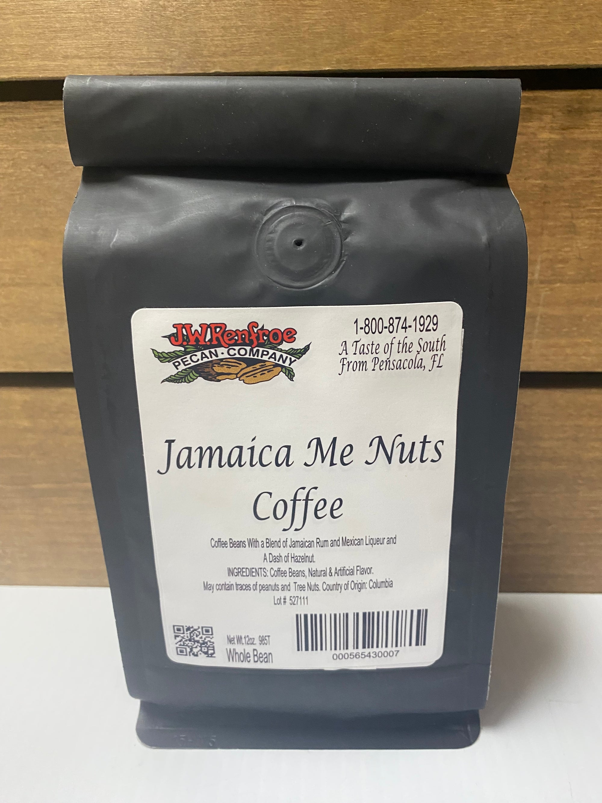 Coffee Jamaica Me Nuts 12 oz Whole Bean