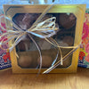 Gold Gift Box Milk Chocolate Pecan Cluster 1 lb.